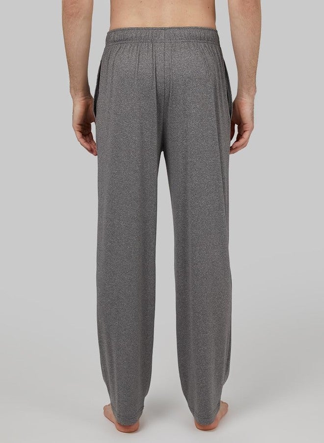 32 Degrees Men's Cool Classic Sleep Pant | Anti-Odor | 4-Way Stretch | Moisture Wicking, Heather Grey, Large - Image 3